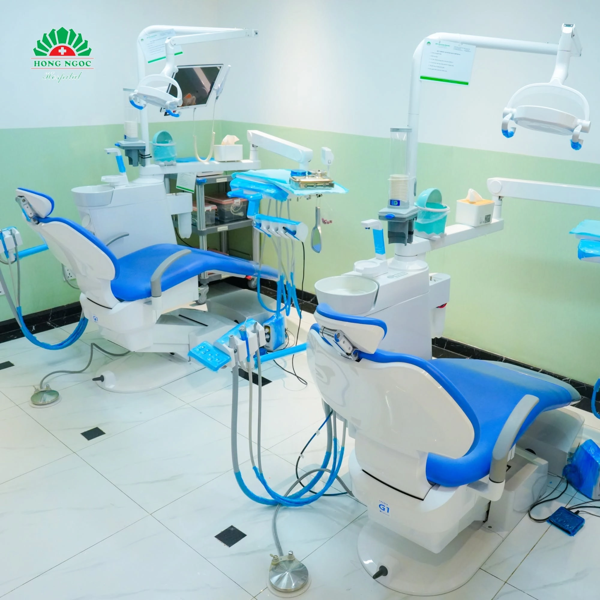 hệ thống công nghệ hiện đại như CT Cone Beam 3D, máy scan iTero 5D, WebCeph và ClinCheck