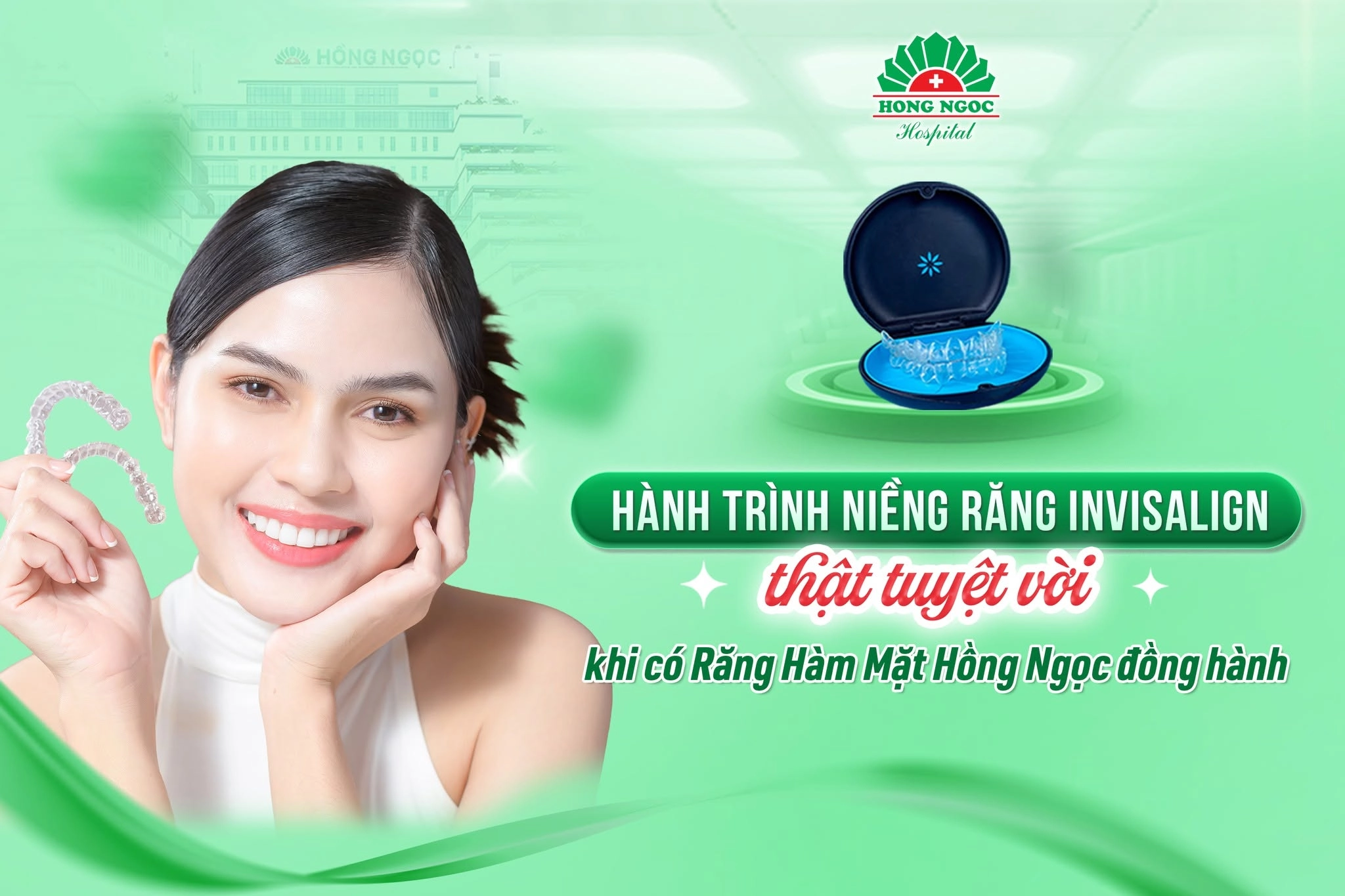 Niềng Invisalign tại Răng Hàm Mặt Hồng Ngọc 
