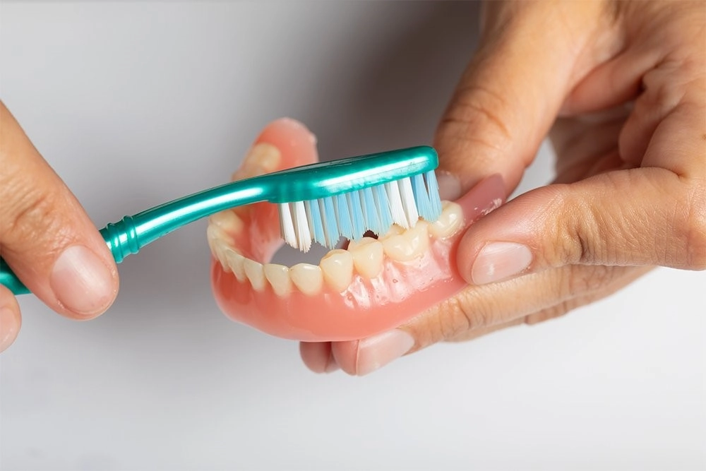 Lưu ý khi chăm sóc và vệ sinh răng tháo lắp