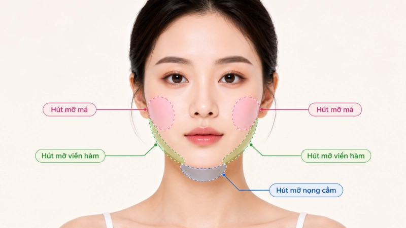hút mỡ mặt