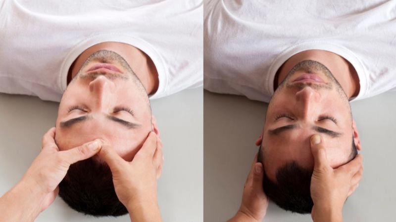 massage da mặt cho nam