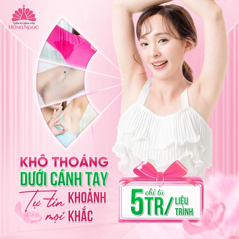 quy trình tiêm botox trị hôi nách