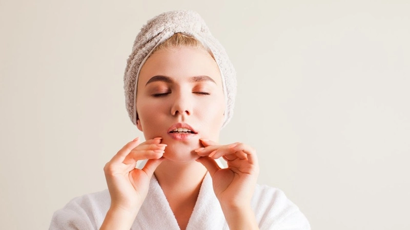 tập thể dục và massage da