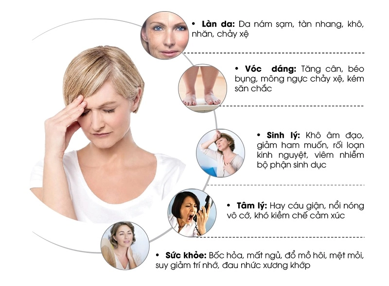 thay đổi nội tiết tiền mãn kinh